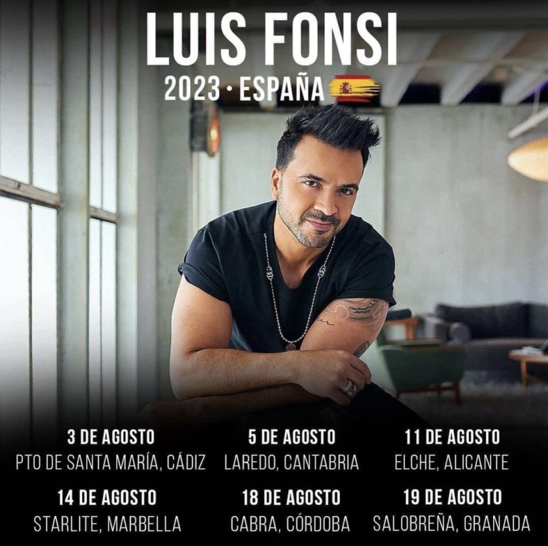 Luis Fonsi comienza su gira de conciertos por España